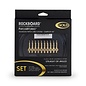 RockBoard PatchWorks Solderless Patch Cable Set - 3 m / 9.8 ft. Cable   10 Plugs - Gold