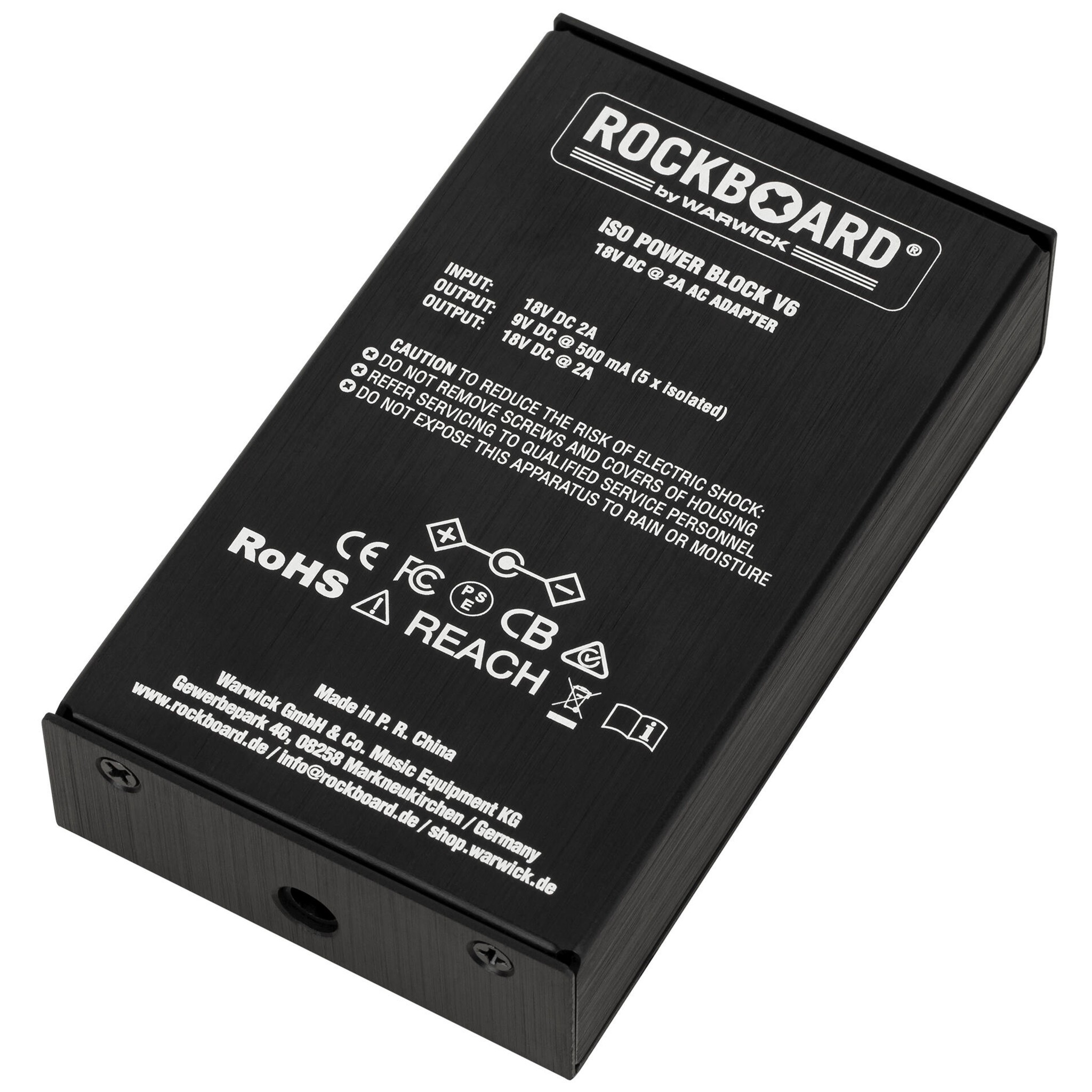 RockBoard ISO Power Block V6 - Isolated Multi Power Supply (5x 9v = 1x 18v, Linkable)