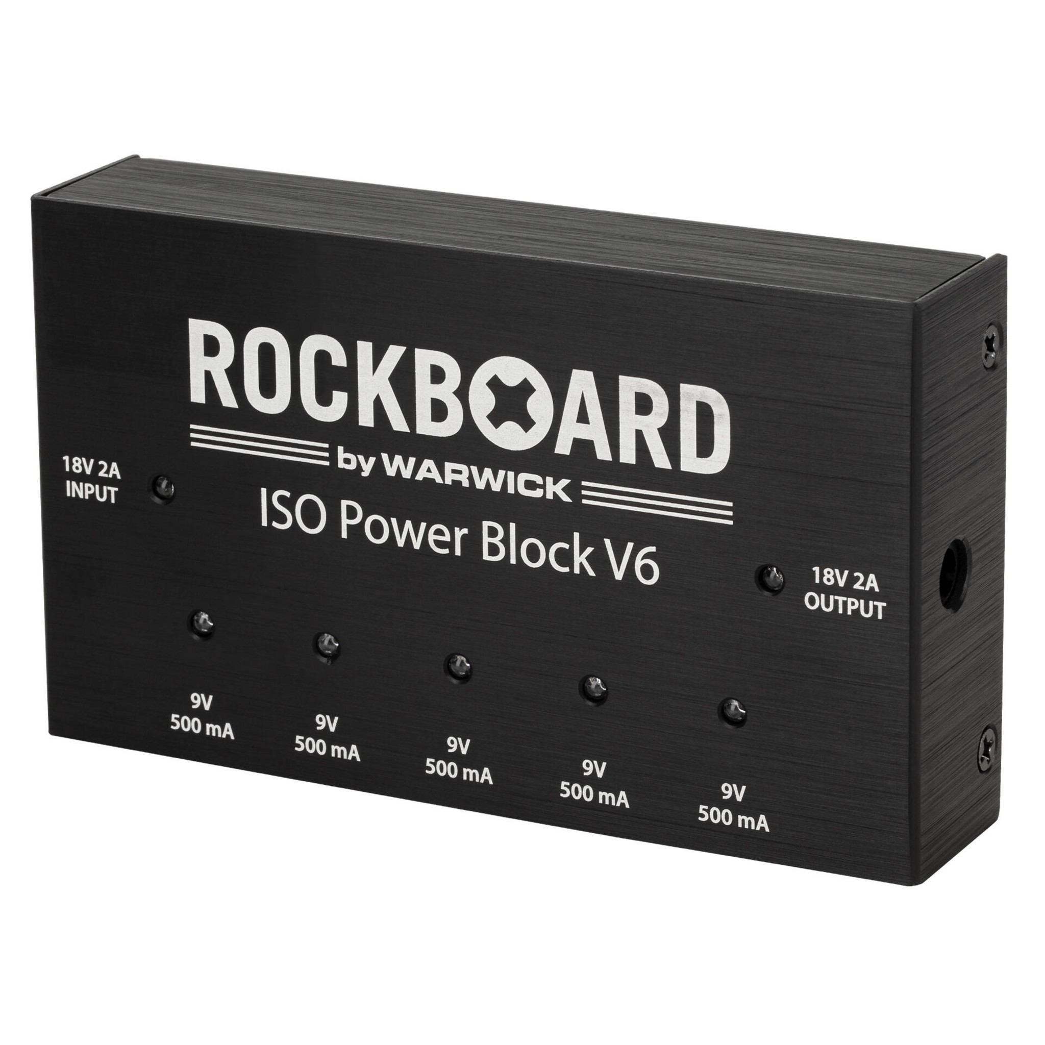 RockBoard ISO Power Block V6 - Isolated Multi Power Supply (5x 9v = 1x 18v, Linkable)