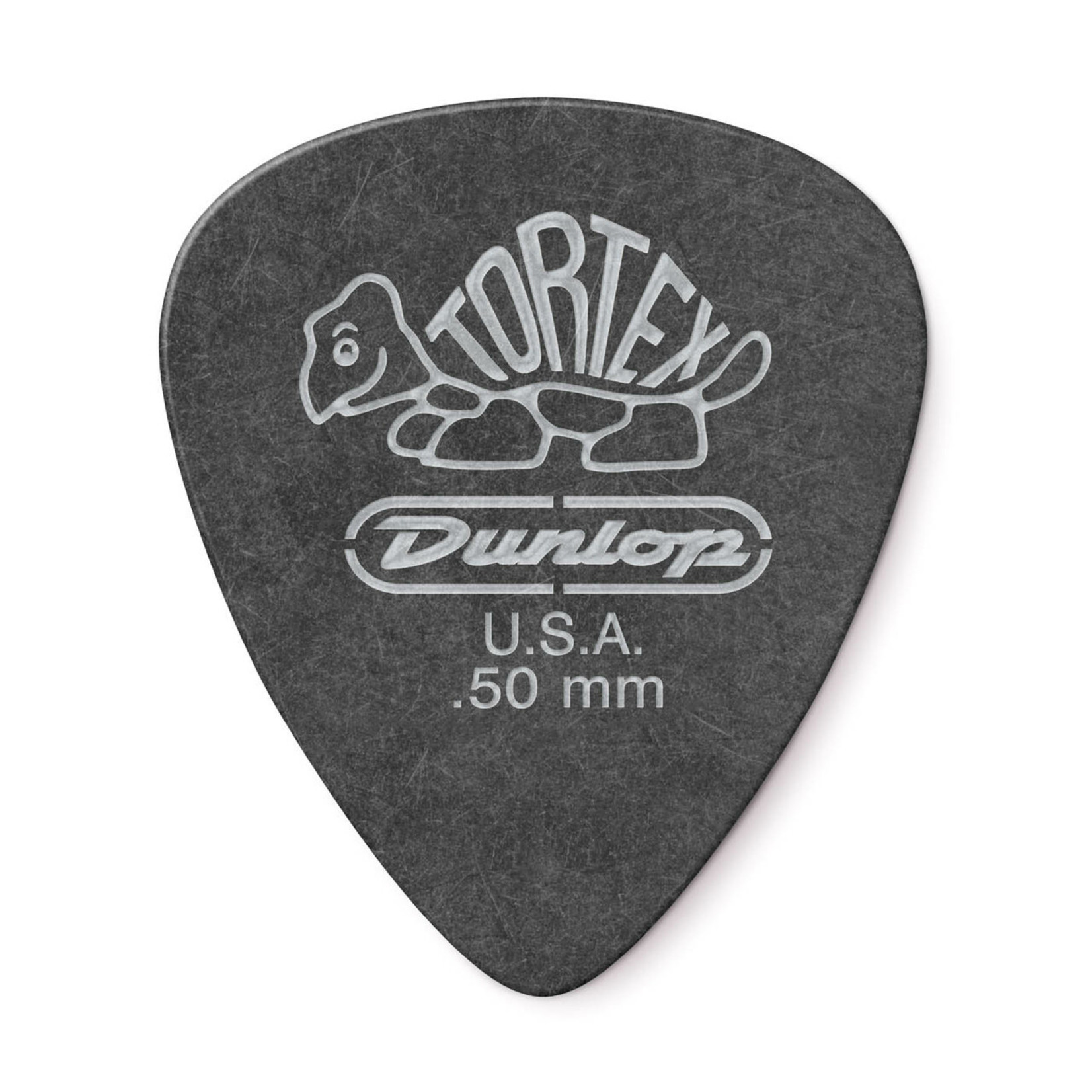 Dunlop Dunlop Tortex Pitch Black Standard Picks (12-Pack), .50 mm