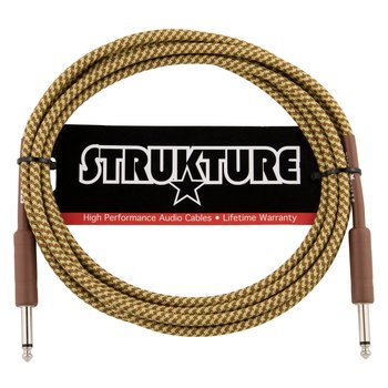 Strukture Instrument Cable - Vintage Tweed, 10 ft