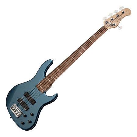 Sadowsky MetroLine 24-Fret, 5-String Modern Bass - Alder Body, Solid Dark Lake Placid Blue Metallic High Polish