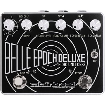 Catalinbread Belle Epoch Deluxe - Black on Silver Edition (Repro of EP-3 Tape Echo)