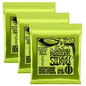 3x (3 sets) Ernie Ball 8-String Regular Slinky Guitar Strings, 10-74 (P02629)