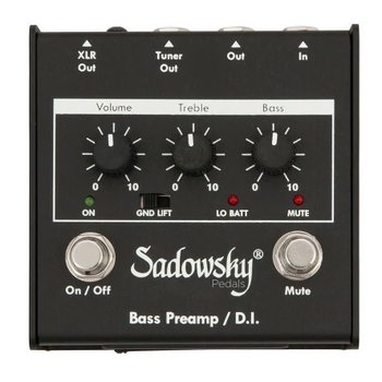 Sadowsky SBP-1 v2 - Outboard Bass Preamp / DI - Give Your Bass the Famous Sadowsky Sound!