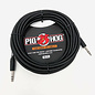 Pig Hog "Black Woven" Tour Grade Balanced (TRS) Cable, 25 Feet