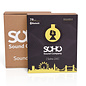 Soho Sound 2.6 Bluetooth Wireless Active Noise Cancelling (ANC) Headphones, Northern Line Black