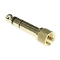 Pig Hog Solutions - 3.5mm(F)-1/4"(M) Stereo Adapter, Threaded