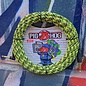 Pig Hog "Yellow Graffiti" Instrument Cable, 20 Ft Right Angle