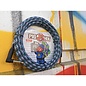 Pig Hog "Blue Graffiti" Woven Instrument Cable, 10-Foot, Right Angle 1/4"