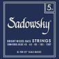 Sadowsky Blue Label Bass String Set - Nickel - Taperwound - Extra Long (35") - 5 String - 045-130