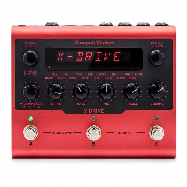 IK Multimedia AmpliTube X-Drive Distortion - 16 High-End Algorithms, Your Studio Sound On Stage