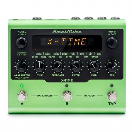 IK Multimedia AmpliTube X-Time Stereo Multi-Delay Pedal and Interface