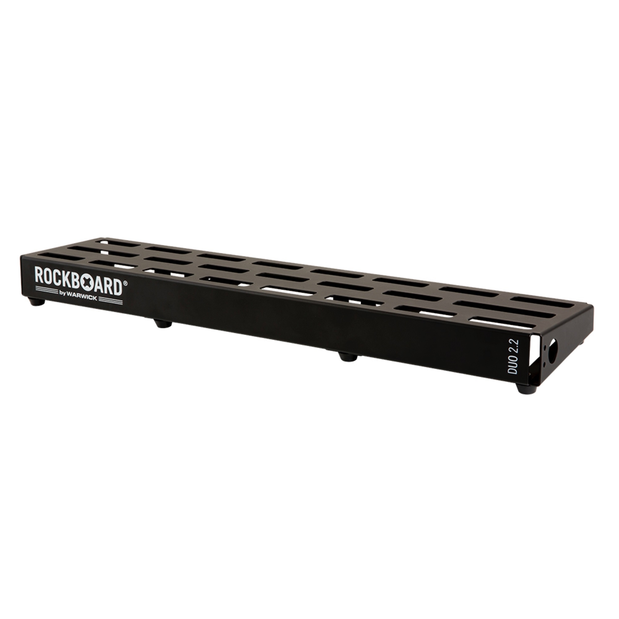 RockBoard Duo 2.2 Pedalboard with ATA Flight Case (for 5-9 pedals), approx. 24.5" x 5.5"