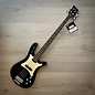 Warwick Pro Series Streamer CV-4 String Bass, Solid Black High Polish, Made in Germany (GPS), 2023