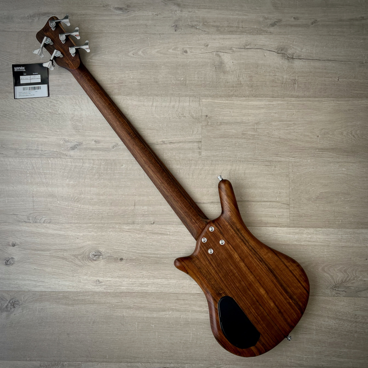 Warwick German Pro Series Thumb BO 5-String  Bass, Natural Transparent Satin (2022)