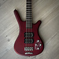 Warwick RockBass Corvette $$, 4-string Burgundy Red, Transparent Satin (Ash), with gig bag, 2022