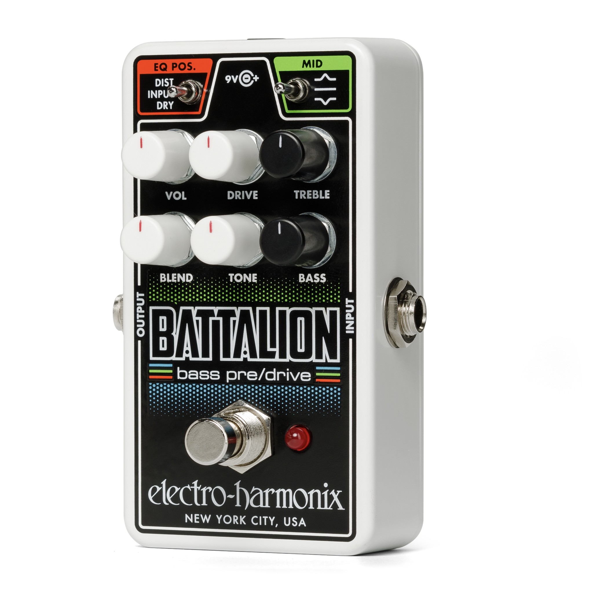 Electro-Harmonix (EHX) Nano Battalion Bass Preamp & Overdrive