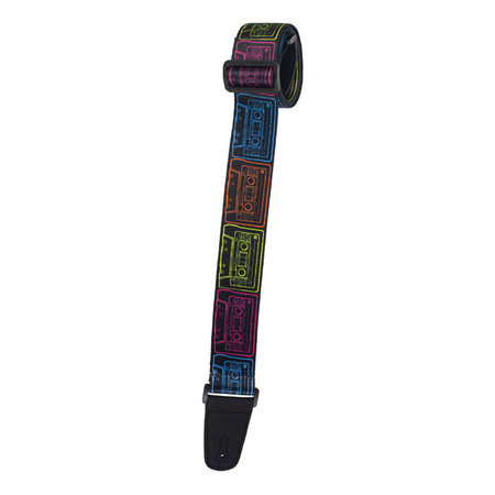 Henry Heller Artist Series Sublimation 2" Guitar/Bass Strap - Cassettes