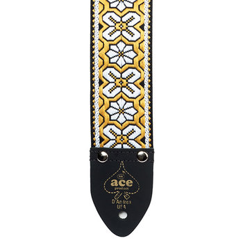 D'Andrea Ace Vintage Reissue Guitar Strap - Greenwich (Dylan style)