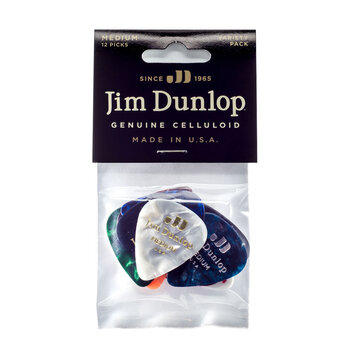 Dunlop Celluloid Picks Variety Pack - Medium