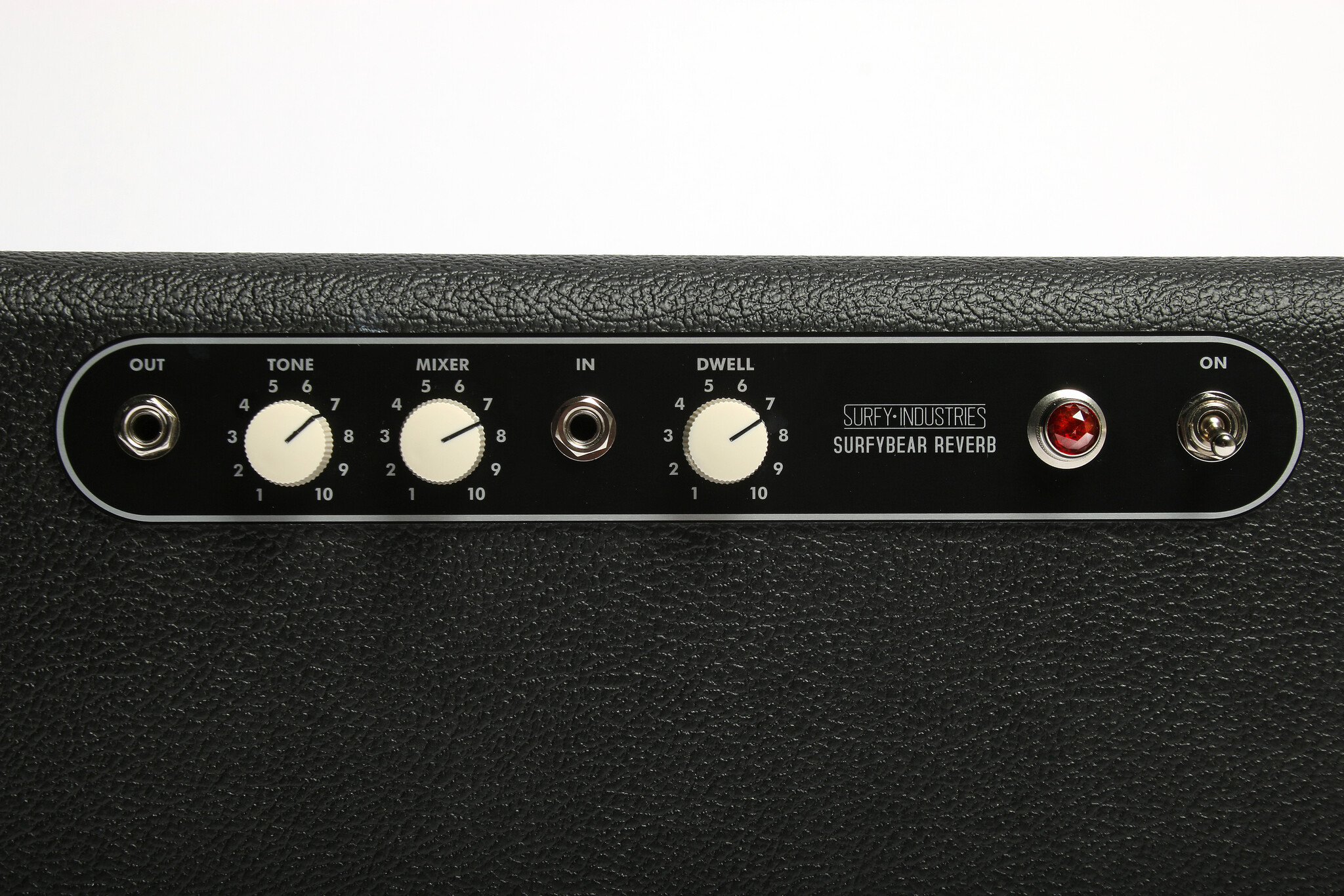 SurfyBear Classic Black Spring Reverb Unit with SurfyPan (v 2.0)