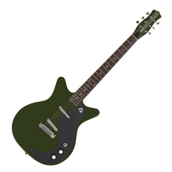 Danelectro '59 NOS+ Blackout Edition, Green Envy