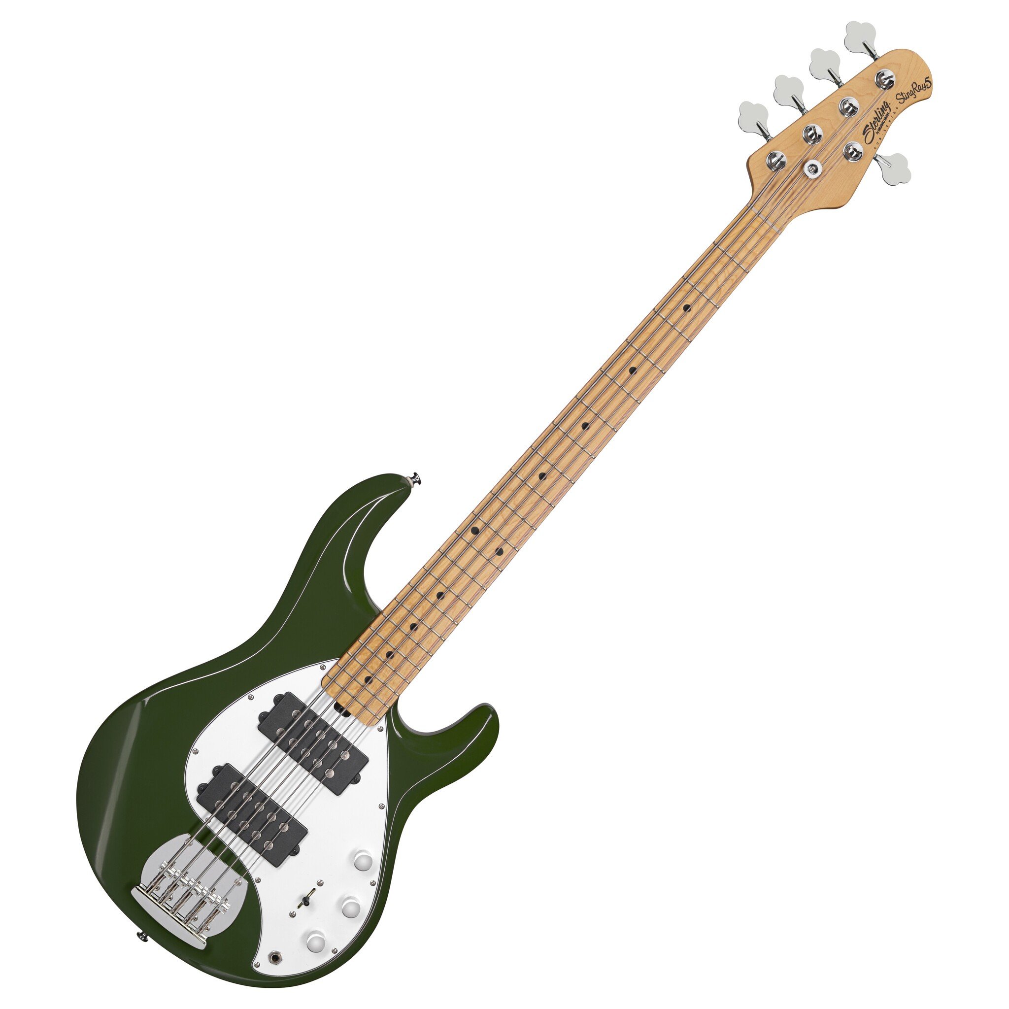 Sterling by Music Man StingRay Ray5HH, 5-String Bass, Olive