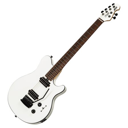 Sterling by Music Man Axis (AX3S), White with Black Binding