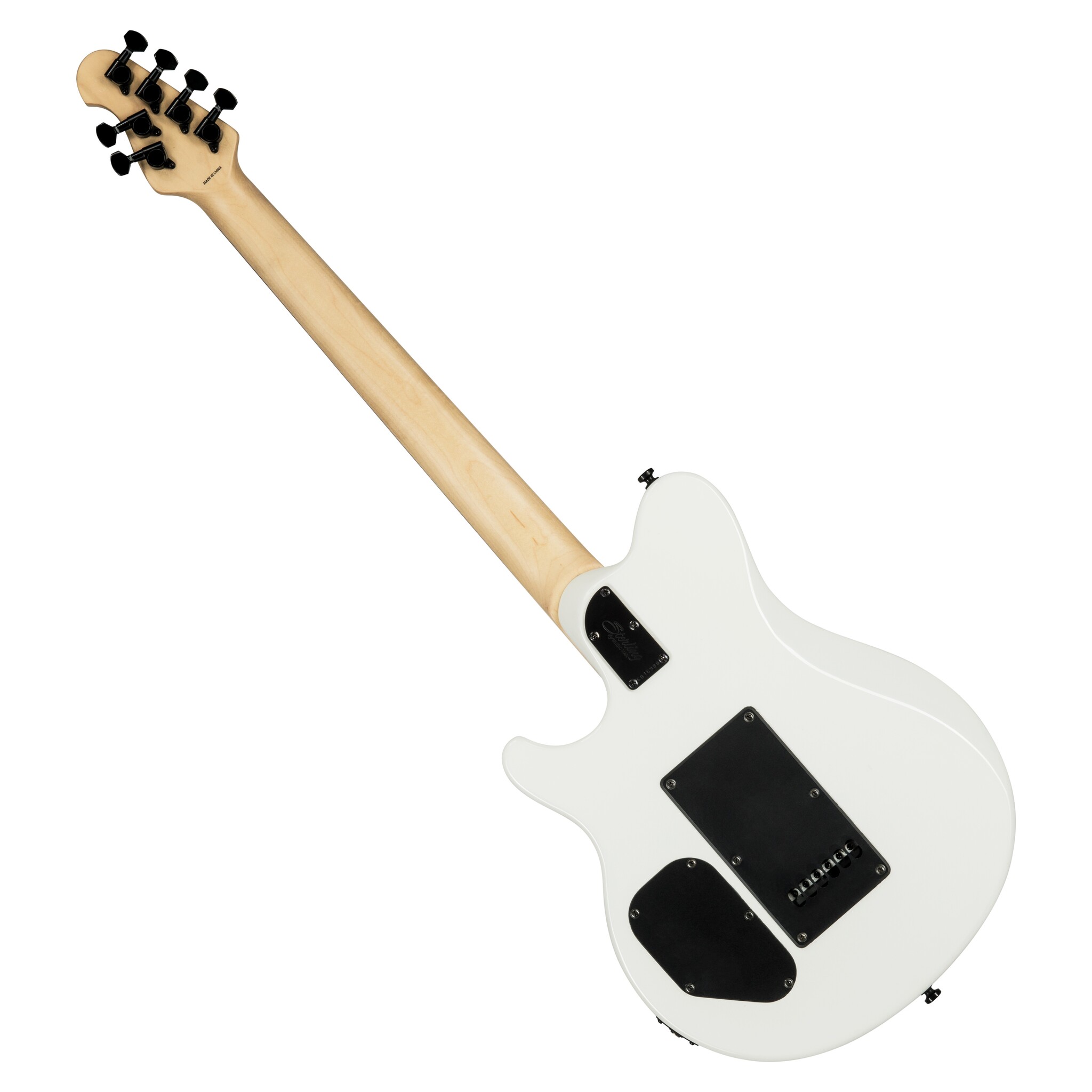 Sterling by Music Man Axis (AX3S), White with Black Binding