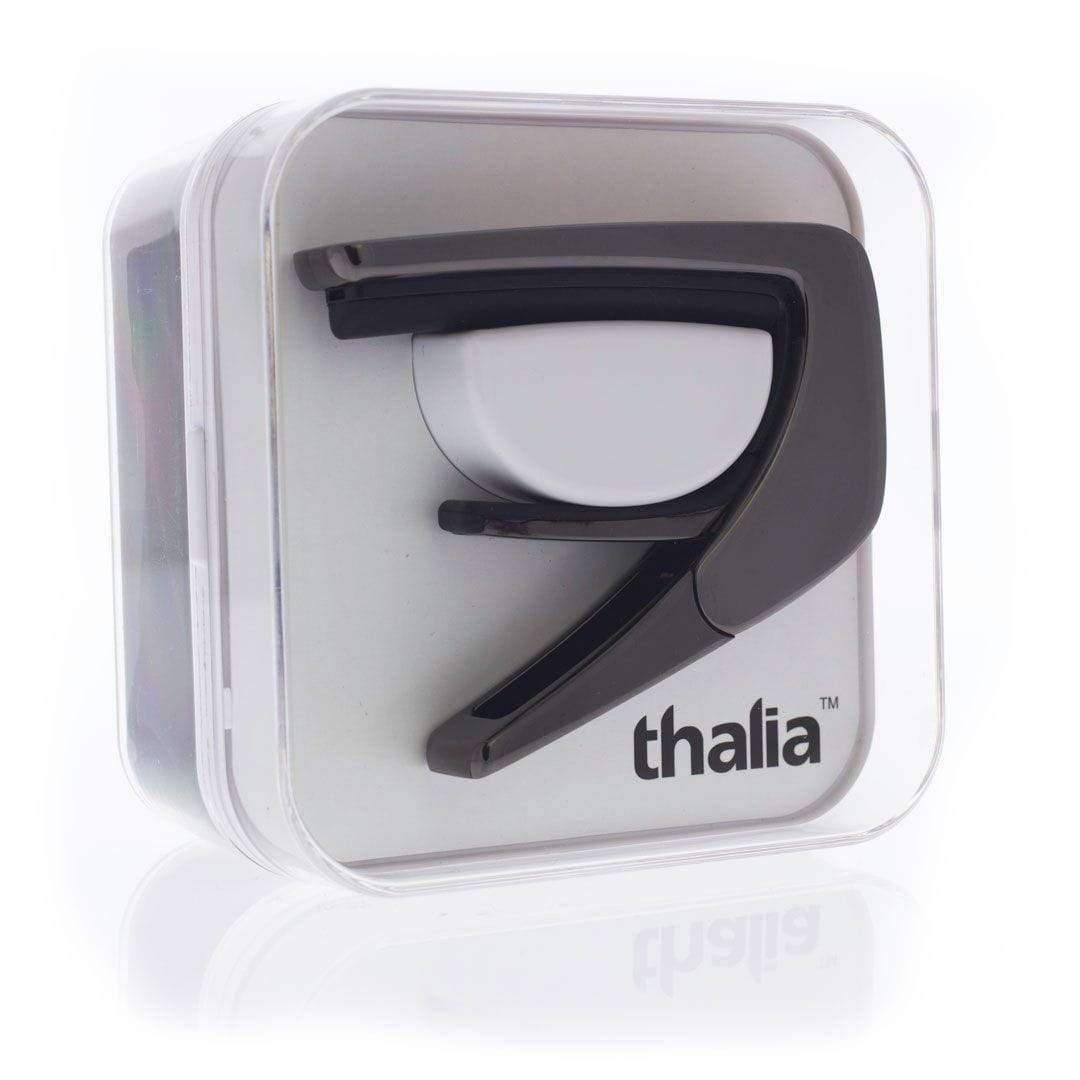 Thalia Capo - Black Chrome with Green Angel Wing Exotic Shell Inlay