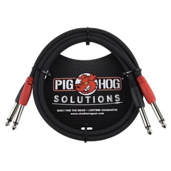 Pig Hog Solutions - 3ft 1/4" - 1/4" Dual Cable (PD-21403)