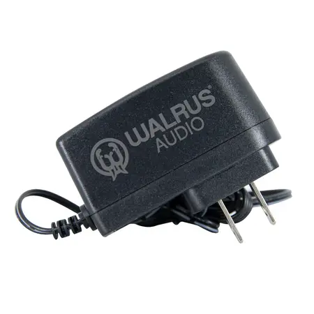 Walrus Audio Finch, 9v DC, 500 mA guitar pedal power supply, center-negative 2.1mm jack
