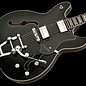 Hagstrom Tremar Viking Deluxe, Semi-hollow Electric Guitar with Tremolo, Black Gloss