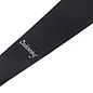 Sadowsky Synthetic Leather Bass Strap with Neoprene Padding - Black with Silver Embossing