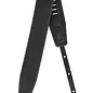 Warwick Teambuilt Genuine Leather Bass Strap, Black with Blind Embossing