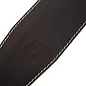 Warwick Teambuilt Genuine Leather Bass Strap, Black with Blind Embossing