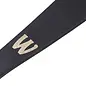 Warwick Synthetic Leather Bass Strap with Neoprene Padding - Black with Gold Embossing