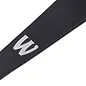 Warwick Synthetic Leather Bass Strap with Neoprene Padding - Black with Silver Embossing