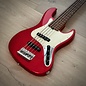 Sadowsky MetroExpress 21-Fret Vintage JJ 5-String Bass, Candy Apple Red Metallic High Polish, Morado Fretboard (2023 Updated Model)