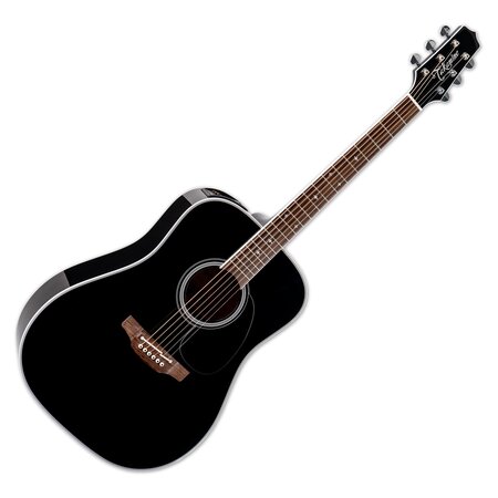 Takamine FT341, with Semi-Hard Case, Limited Edition 6-String Acoustic, Gloss Black