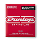 Dunlop Dual Dynamic Layered Twin Alloy Hybrid Wound Nickel Bass Strings 45-125 | 5-String (DBHYN45125)