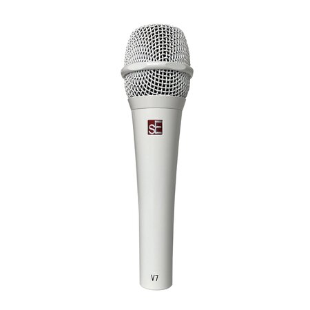 sE Electronics V7 Supercardioid Dynamic Handheld Microphone, White Edition