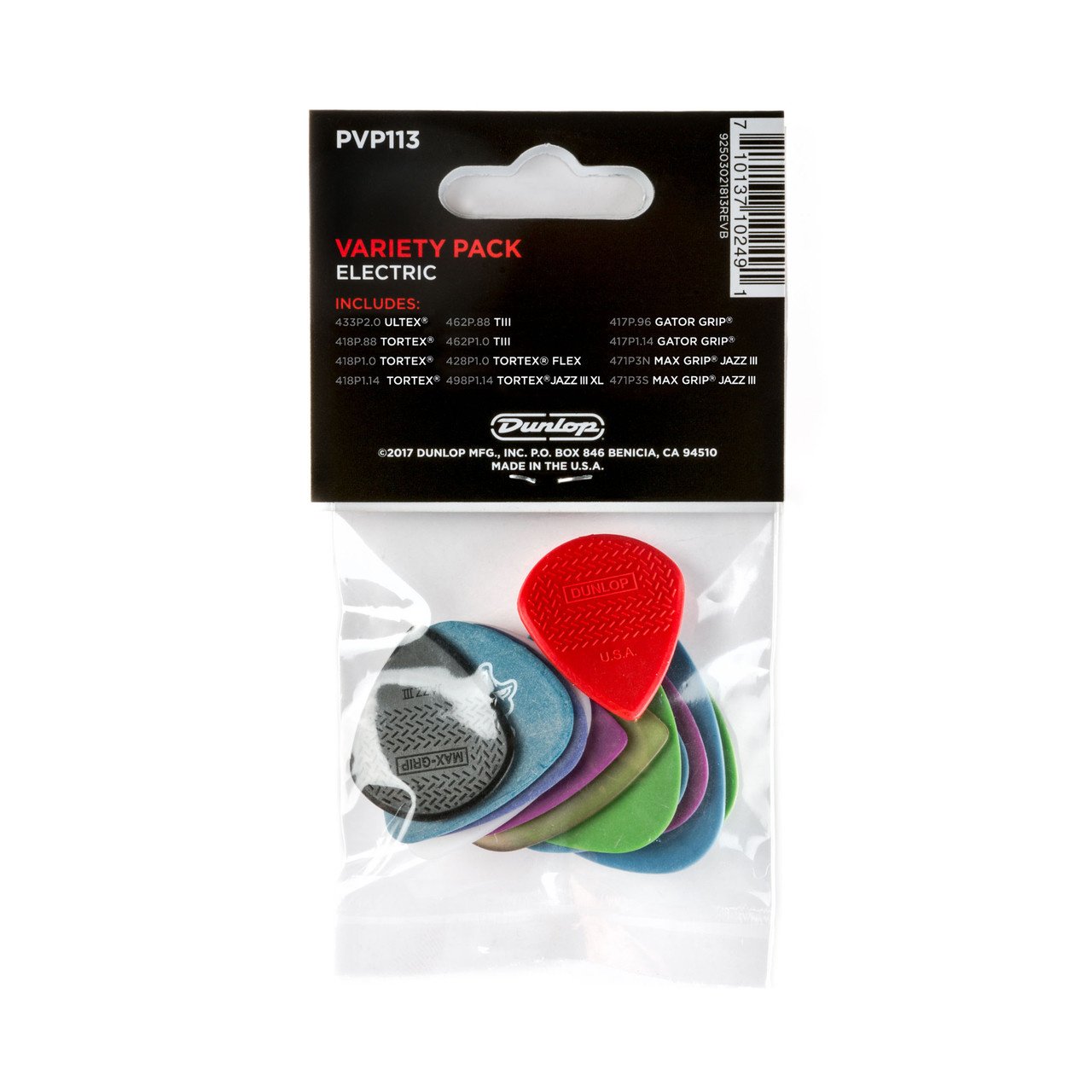 Dunlop Electric Pick Variety Pack (12-Picks) - Try some new tones!