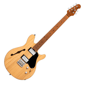 Sterling by Music Man Valentine JV60C Chambered, Natural finish