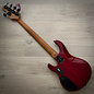 Sterling by Music Man StingRay 5 Ray35 HH 5-String Bass, Spalted Maple, Blood Orange Burst, Roasted Maple Neck (New for 2024)