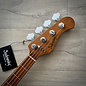 Sadowsky MetroExpress 21-Fret Vintage JJ 4-String Bass, Olympic White High Polish, Roasted Maple Neck (2023 Updated Model)