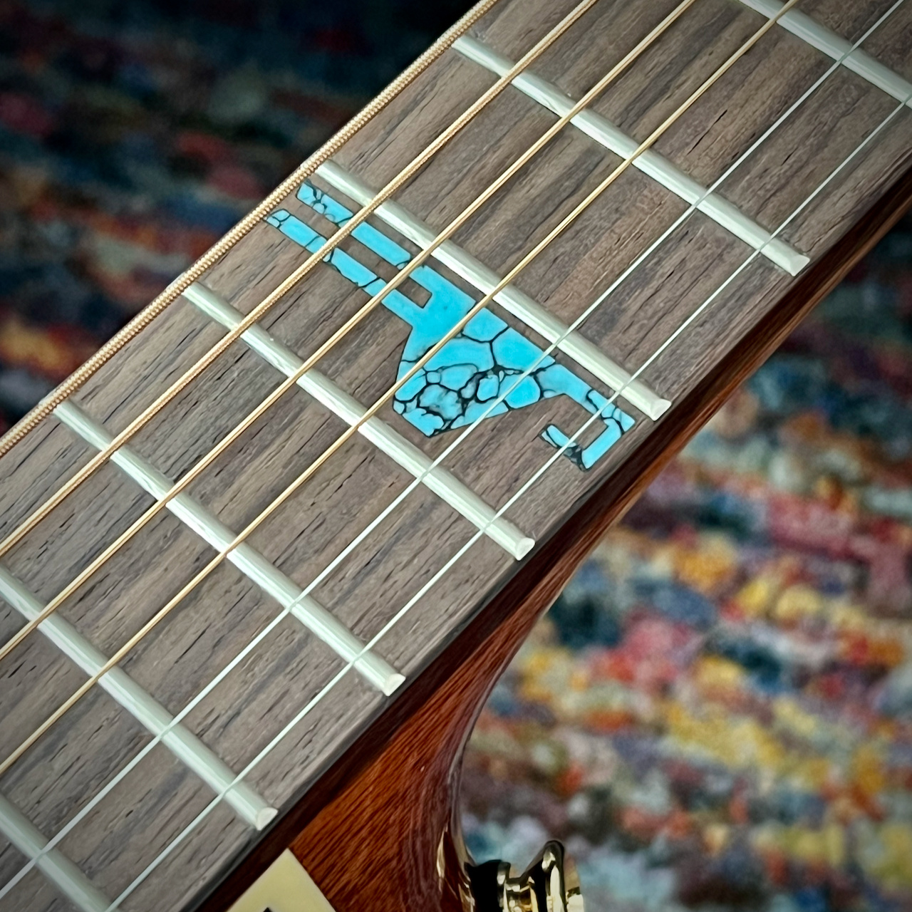 Takamine TSF40C Santa Fe Acoustic with Semi-Hard Case, Turquoise Inlay, Cool Tube Electronics (Made in Japan)