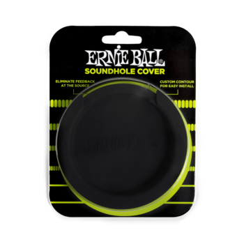 Ernie Ball Acoustic Soundhole Cover - Suppresses Noise and Feedback!