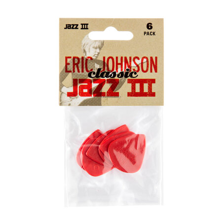 Dunlop Eric Johnson Jazz III Picks (6-pick pack)